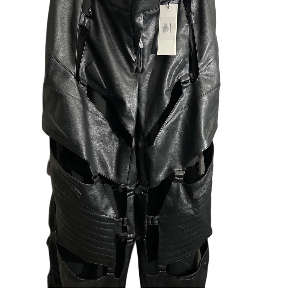 Stylish Black Leather Pants